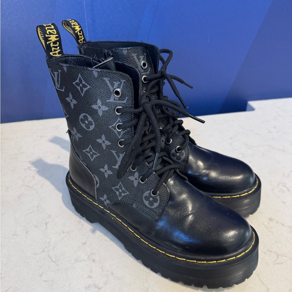 LV Doc Marten boots